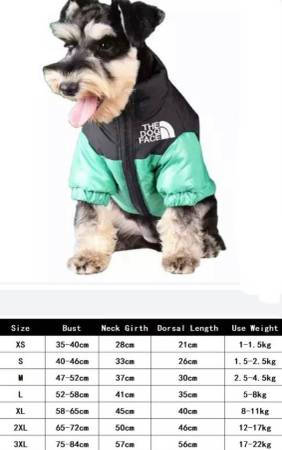 New dog jackets