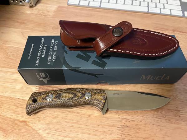 MUELA Taureg bushcraft knife. NIB! Never used