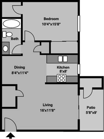 1 BD, 1 BA — Walk-in Closets — $850 OFF SELECT APARTMENTS!!