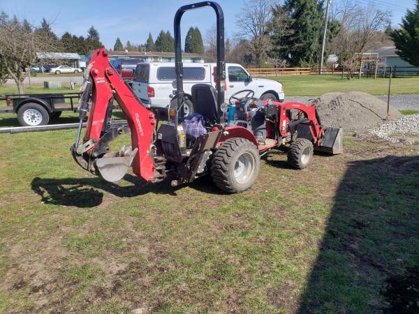 Residential Subcompact Tractor/Backhoe Service