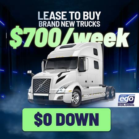 ?? ??LEASE TO PURCHASE?? $0 DOWN ?? ONLY 4 MONTHS EXP. REQUIRED ??