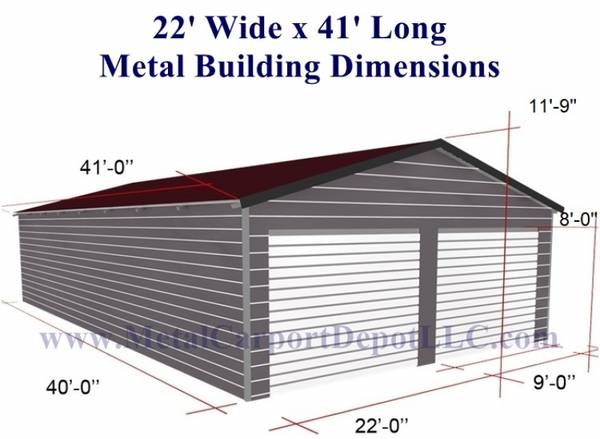 Metal Building Sale. Price Includes Delivery & Installation!