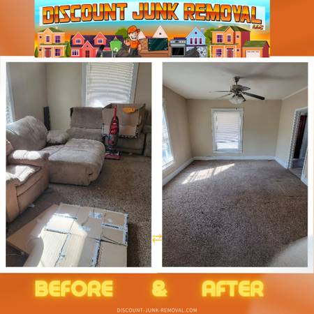 Estate Cleanouts, Junk Removal and Trash Removal. Insured 913-592-9696