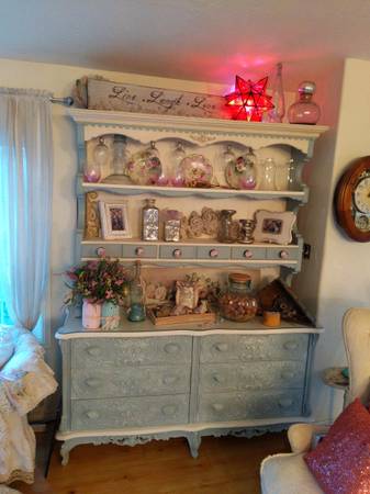 LG SHABBY CHIC BUFFET, DRESSER,CABINET OBO