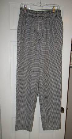 Chef Culinary Pants Chefs Cook Unisex Size Large