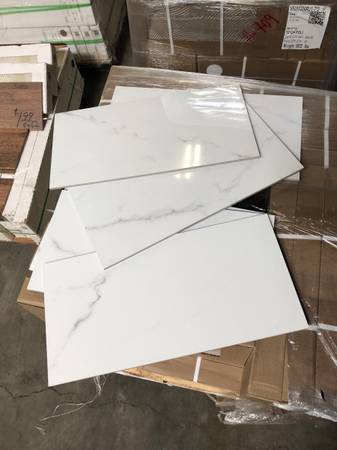 JUST IN – POLISHED ITALIAN MARBLE PORCELAIN TILE at $1.79 sqft – HOT