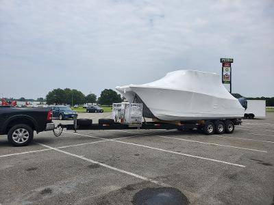 Boat transport hauling shipping