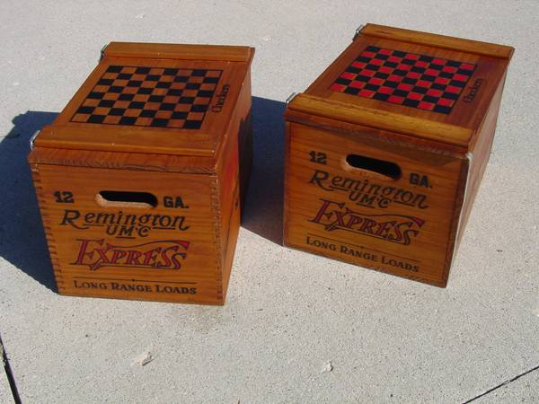 Remington wood shell crates