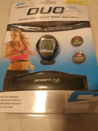 New Sportline Women’s Duo 1010 Dual Use Heart Rate Monitor – Blue