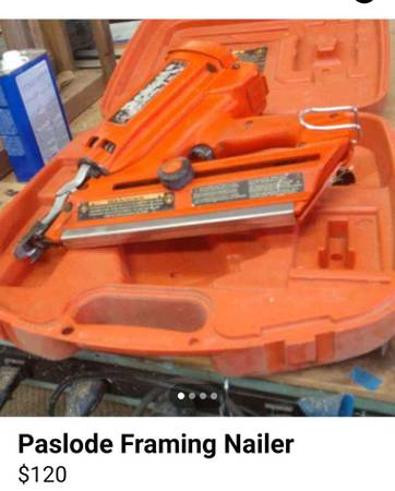 Trim and framing paslodes nail guns