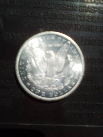 1884 CC Morgan Silver Dollar, Luster, Brilliant Condition