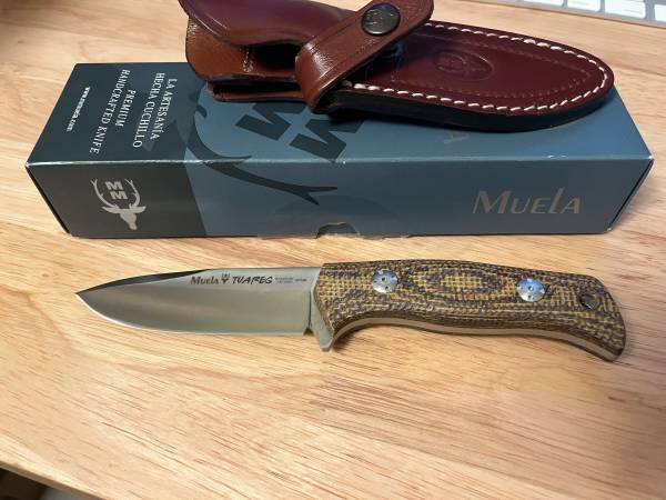 MUELA Taureg bushcraft knife. NIB! Never used