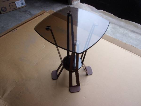 UNUSED Contemporary Glass End Tables | Italian Design | FREE SHIPPING!