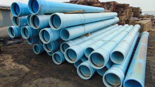 UNUSED PLASTIC PVC PIPE Different Types & Sizes