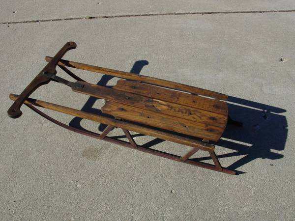 Antique child’s sled 34″ long