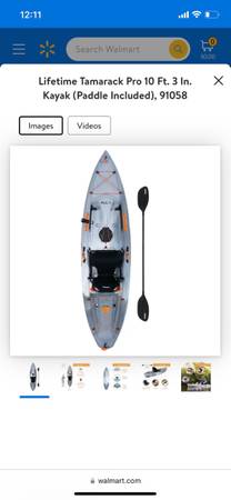 Lifetime Tamarack Pro 10 ft. 3 in. Kayak 300lb