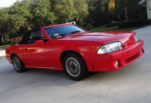 1988 FORD MUSTANG ASC/MCLAREN CONVERTIBLE