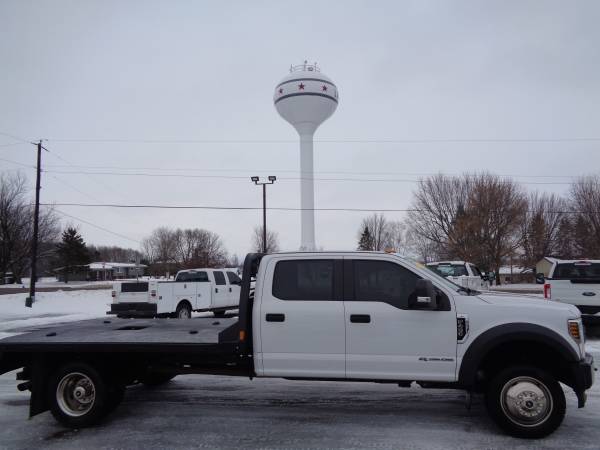 2019 Ford F450 SUPER DUTY 6.7L POWERSTROKE 4X4 11 FT FLATBED CREW CAB