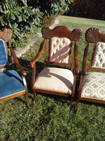 nice 4pc carved parlor set