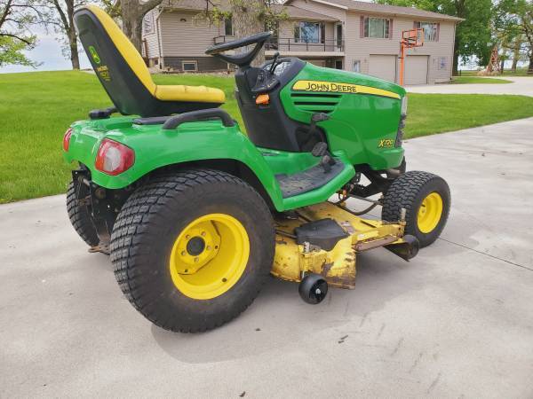 John Deere X720 garden tractor 62″ lawn mower deck