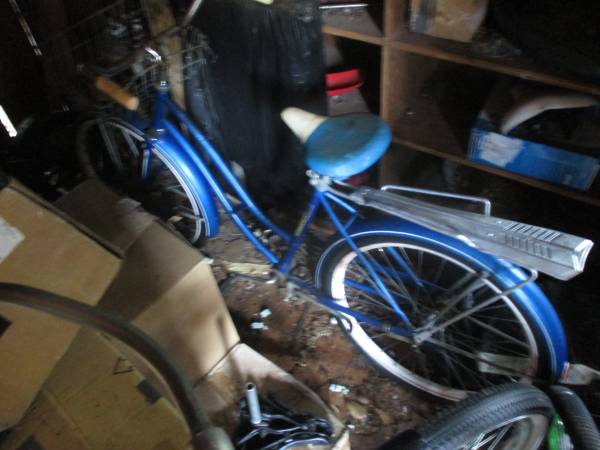 Stored Years-Western Flyer Lady’s 24″ Bicycle U.S. Built-Has Rear Rack