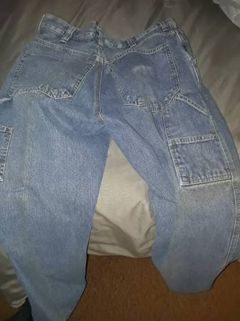 Reduced Price–Used Faded Glory (red Fleeced) Jeans