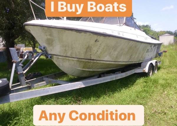 WANTED: Used Boats, Broken Boats, Any Condition