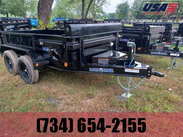 60″ X 10′ LOAD TRAIL 7K TANDEM AXLE DUMP