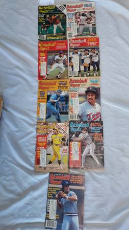 Baseball Digest LOT of 39 Many HOF 1977 – 1980 $70 or B.O.