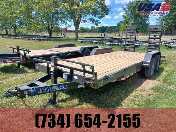 2022 Load Trail 83×20 Tandem Axle 14K Equipment Trailer Equipment Trai