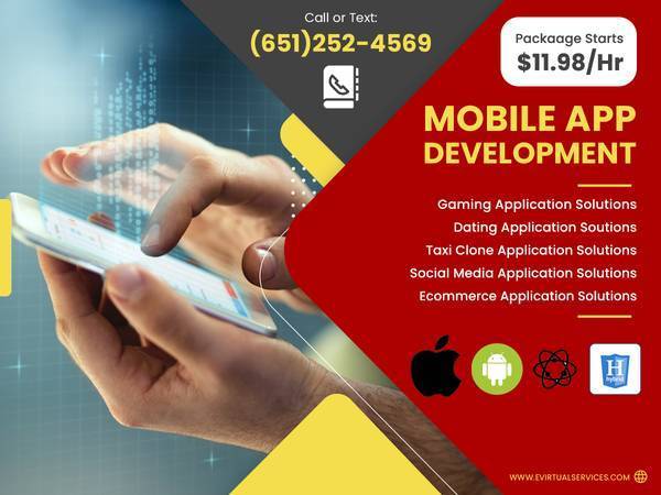 ?? Build Professional Mobile Apps With EVS ??Hire Developers @ $12/HR