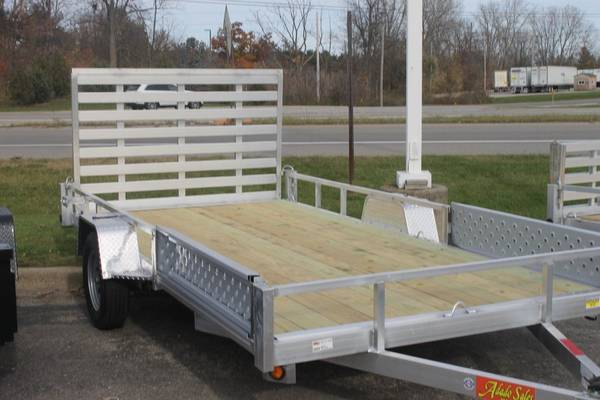 2022 Quality Steel & Aluminum 7X12 7×14 ATV trailer Starting at