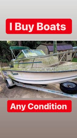 WANTED: Used Boats, Broken Boats, Any Condition