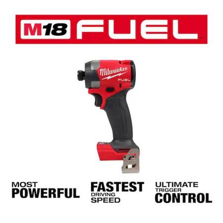 Milwaukee M18 FUEL 18V Brushless 1/4” Impact Driver (Tool-Only) – BRAND NEW