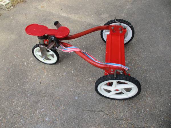 Children Used 3 Wheel Item of the Past-Made of Metal-Wheels arePlastic