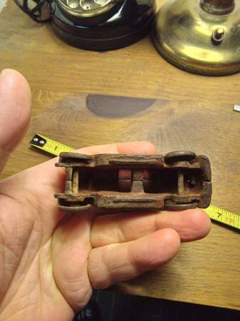 small antique cast iron car