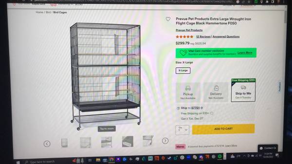 Extra Large Bird Cage for Small Colony Birds