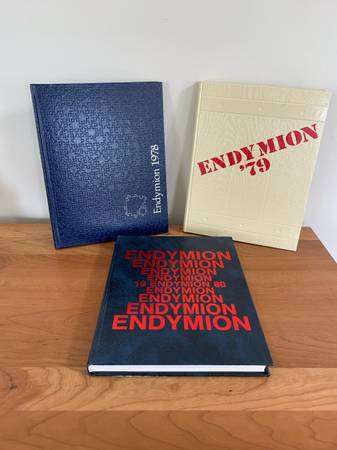 Thiel College, Greenville, PA, Endymion Yearbooks, 1978-80, Price/book