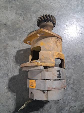 Caterpillar gear driven alternator