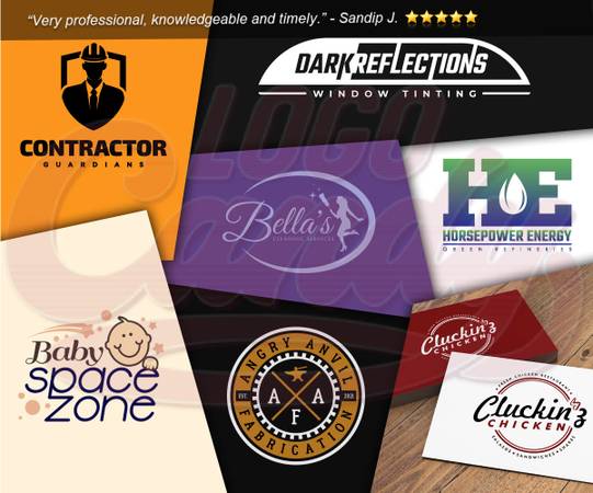 LOGOS LOGOS LOGOS ?? Let Us Design Your New Custom Professional Logo!