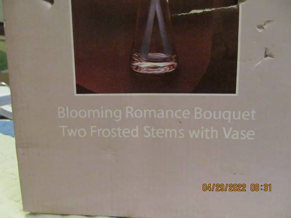 Set of toasting glasses Blooming Romance trio