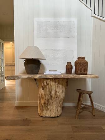 Live Edge Console Table