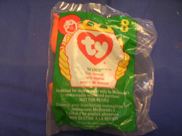 MCDONALDS TEENIE BEANIE BABIES 1998 SERIES