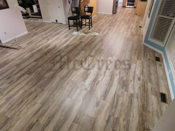 Flooring installation Credit cards excepted