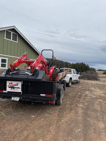 Dump trailer rental, Hauling service, and Junk removal