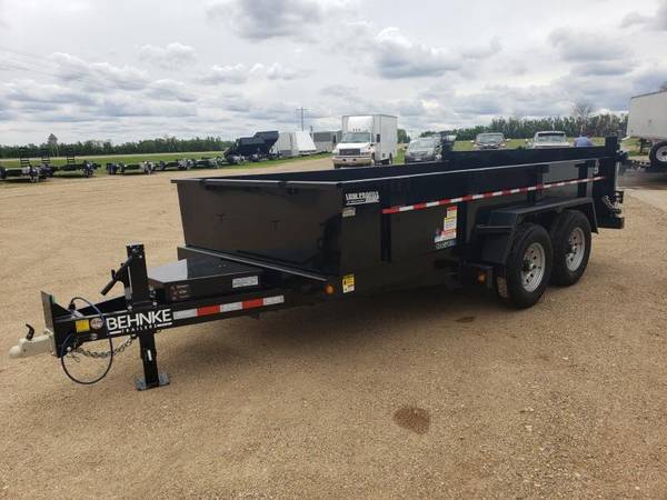 2023 Behnke Enterprises LPD83X14E802 14′ Dump Trailer W/ 8000# AXL