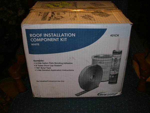 Dicor Products RV Roof Installation Component Kit, NEW!