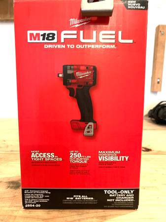 Milwaukee M18 FUEL GEN-3 18V Brushless 3/8” Impact Wrench – NEW IN BOX