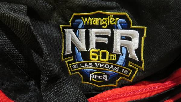 New Justin Boots Wrangler NFR 60th Las Vegas Duffle Bag