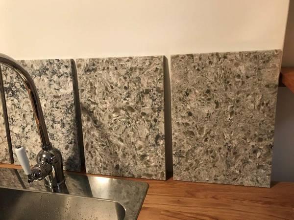 CAESARSTONE QUARTZ 6 PIECES 10″ X 14″ HIMALAYAN MOON PATTERN [NEW]